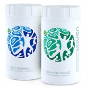 USANA瓶装的Vita抗氧化剂和核心矿物质维生素